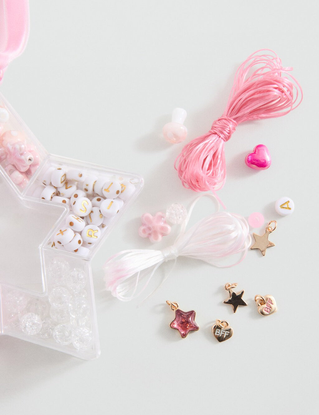 Mango necklace beadpink in pink - Image 2