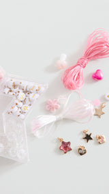 Mango necklace beadpink in pink - Image 2