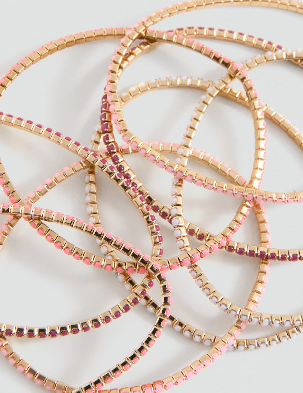 Mango bracelet colorin in gold - Image 1