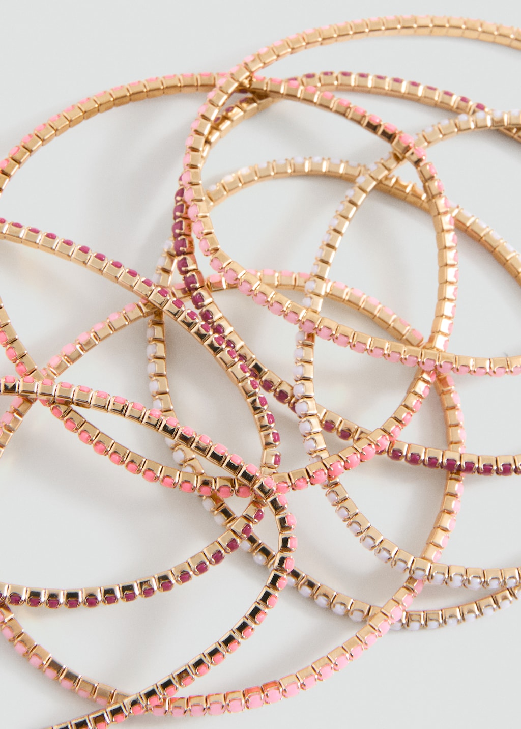 Mango bracelet colorin in gold - Image 1