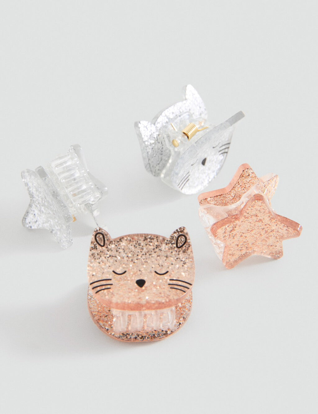 Mango hairclip gini in gold - Image 1