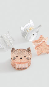 Mango hairclip gini in gold - Image 1