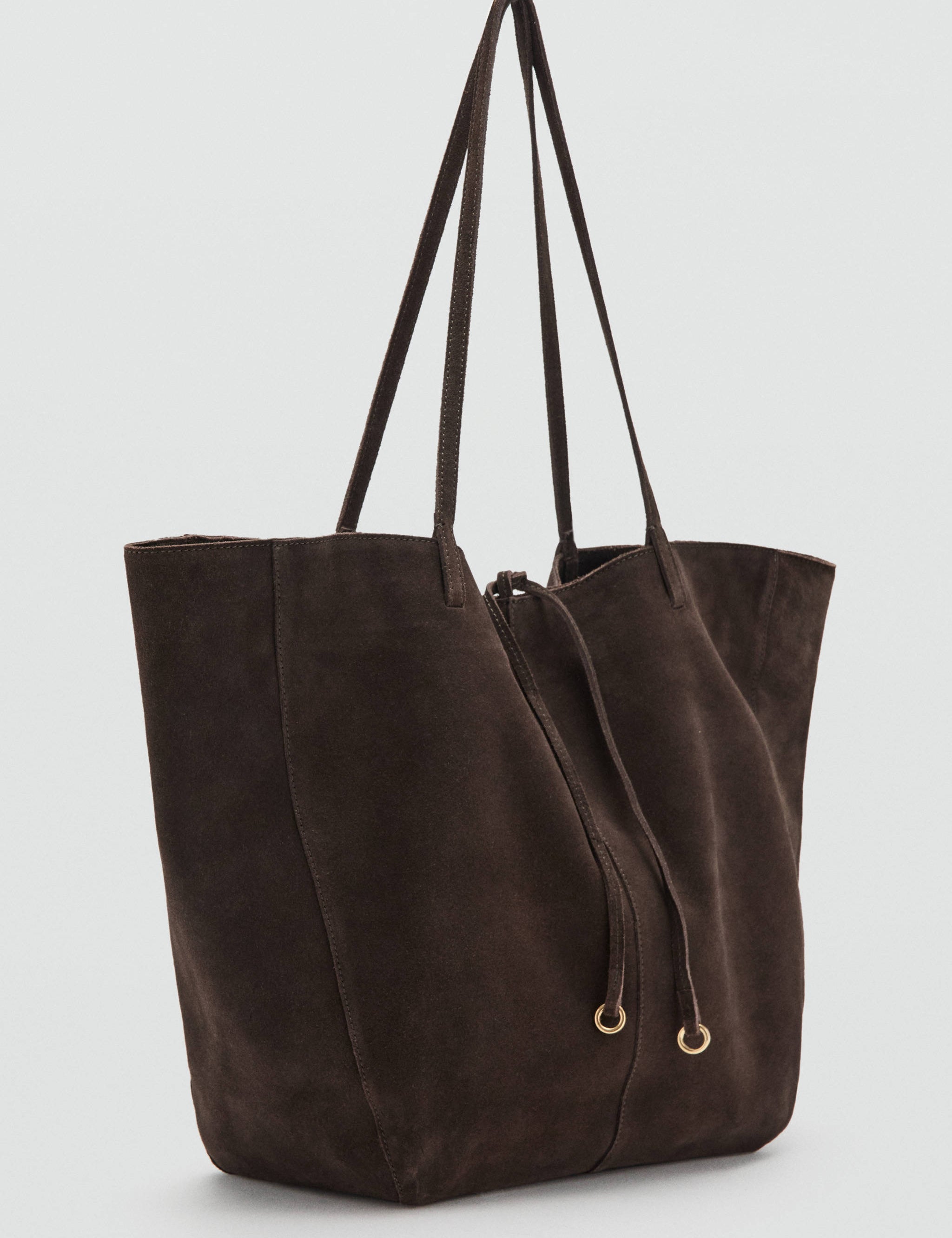 Mango totes bag mandri in chocolate-052