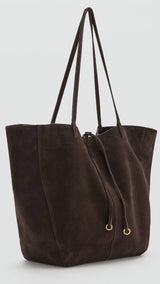Mango totes bag mandri in chocolate-052