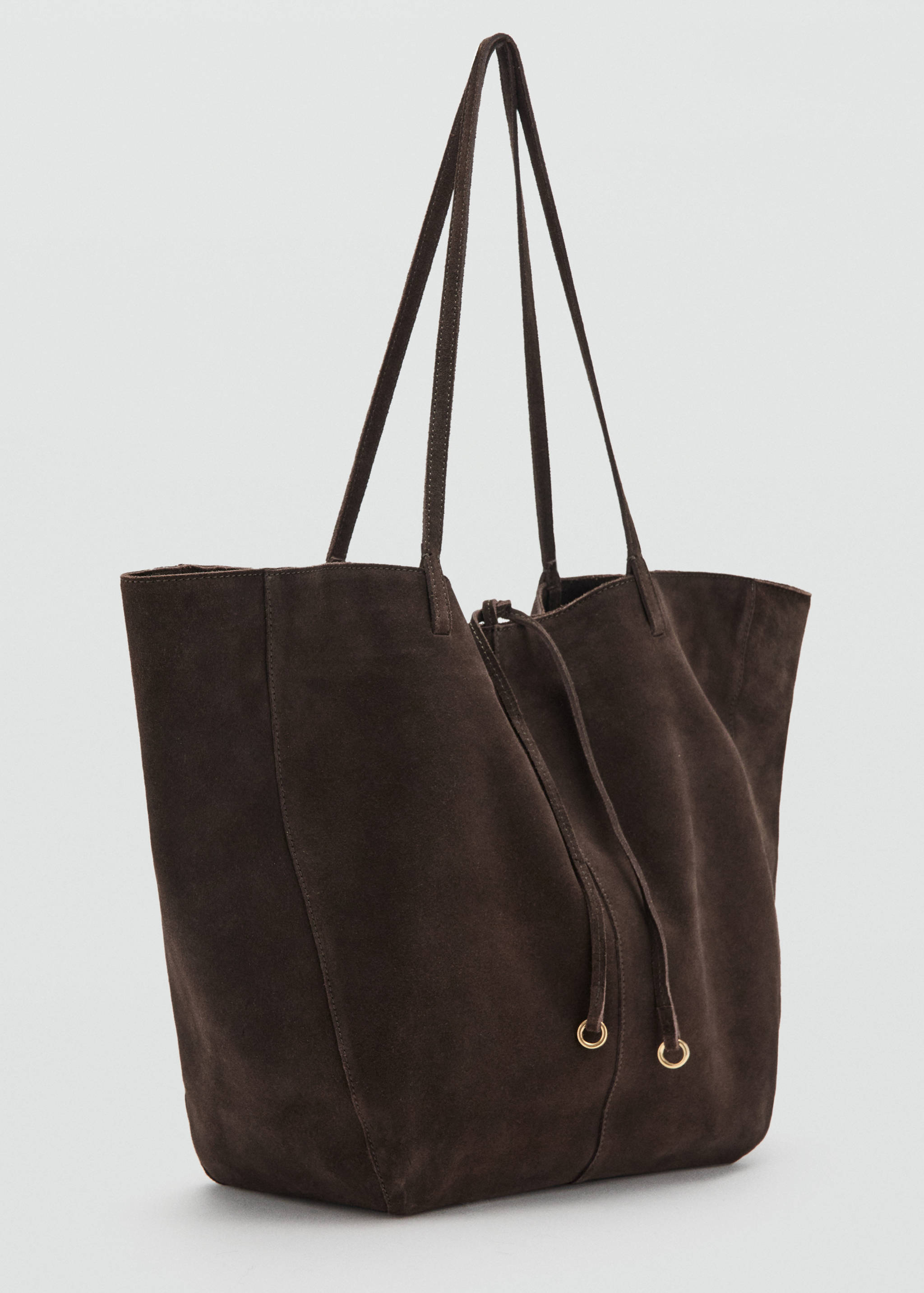Mango totes bag mandri in chocolate-052