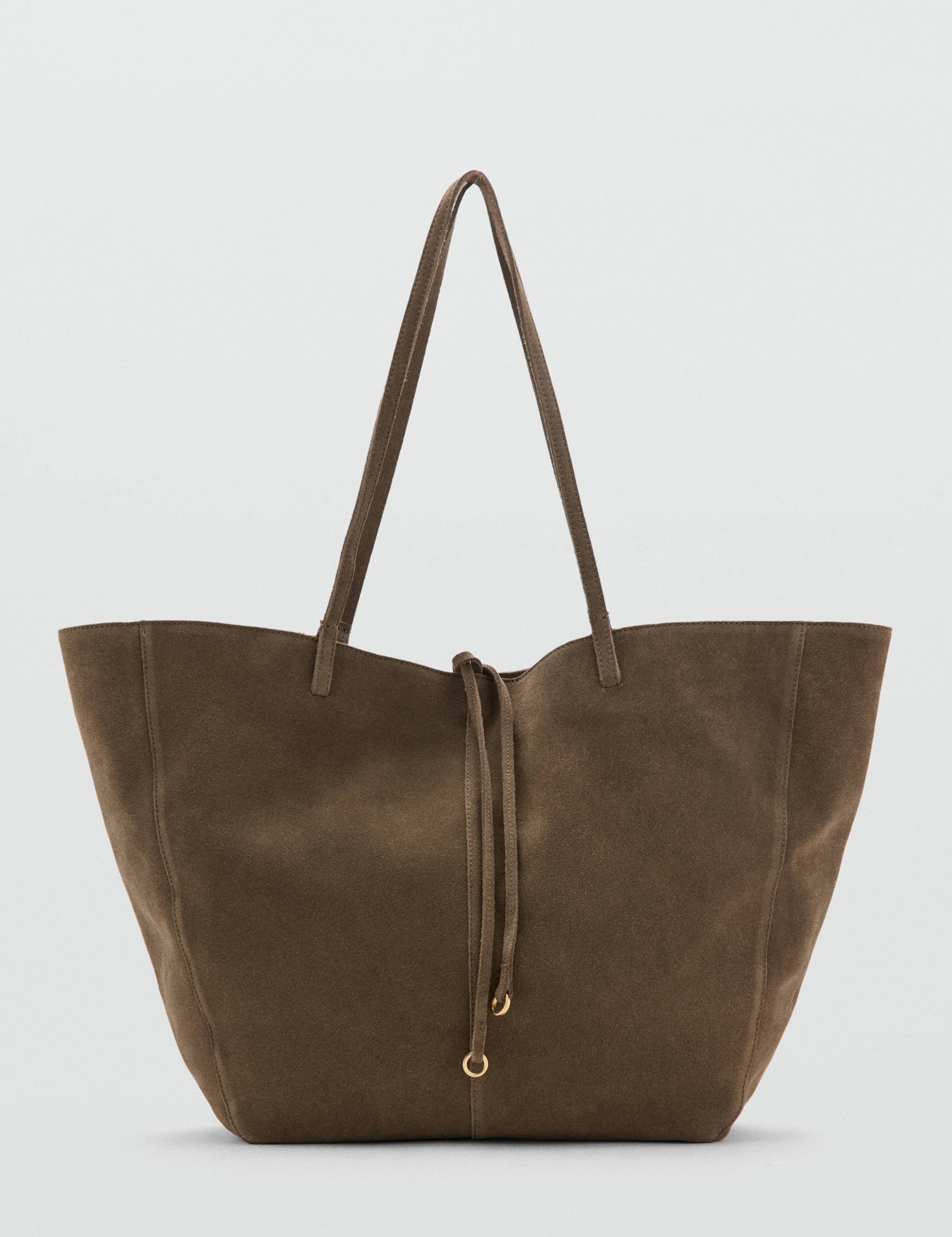 Mango totes bag mandri in khaki-051
