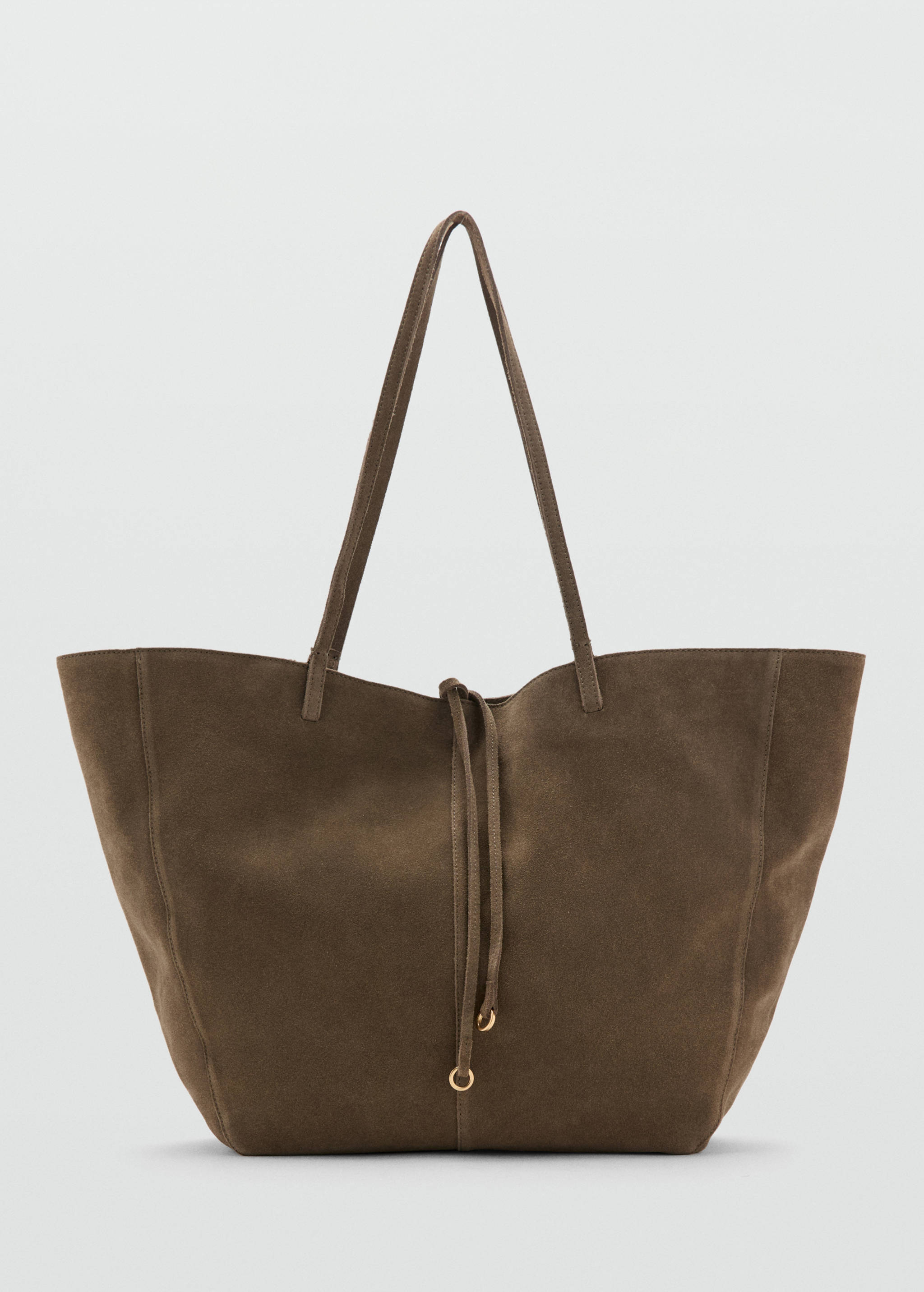 Mango totes bag mandri in khaki-051