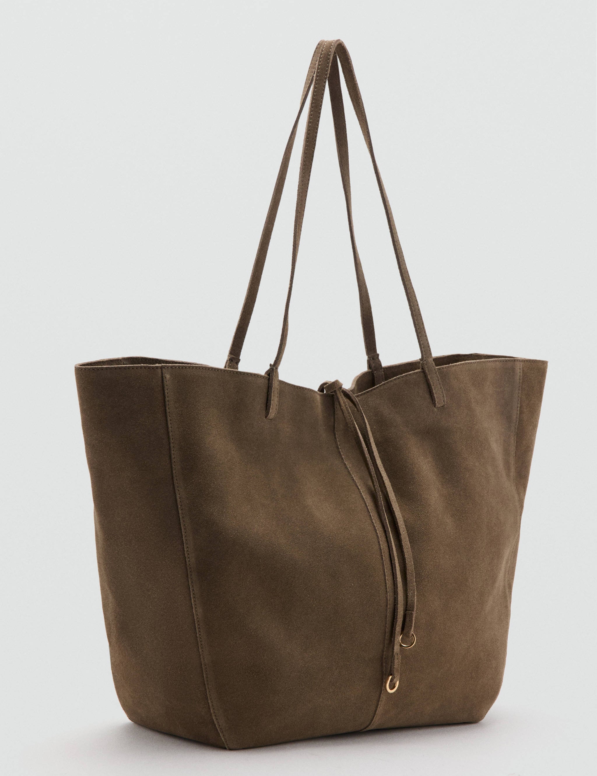 Mango totes bag mandri in khaki-052