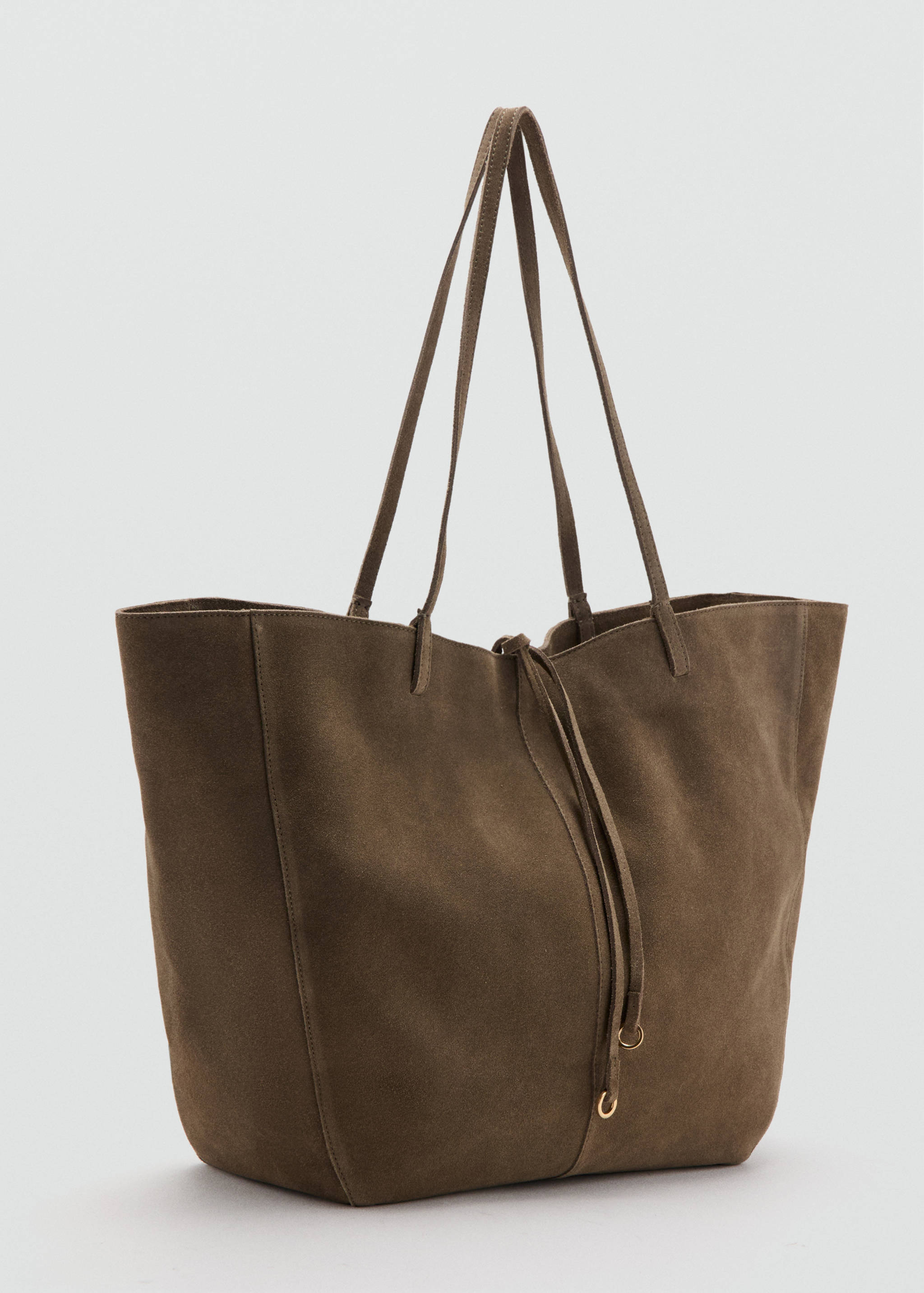 Mango totes bag mandri in khaki-052