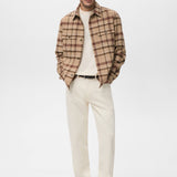 Mango jacket drum in camel-001