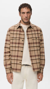 Mango jacket drum in camel-002