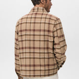 Mango jacket drum in camel-003