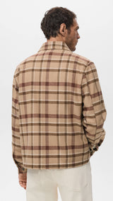 Mango jacket drum in camel-003
