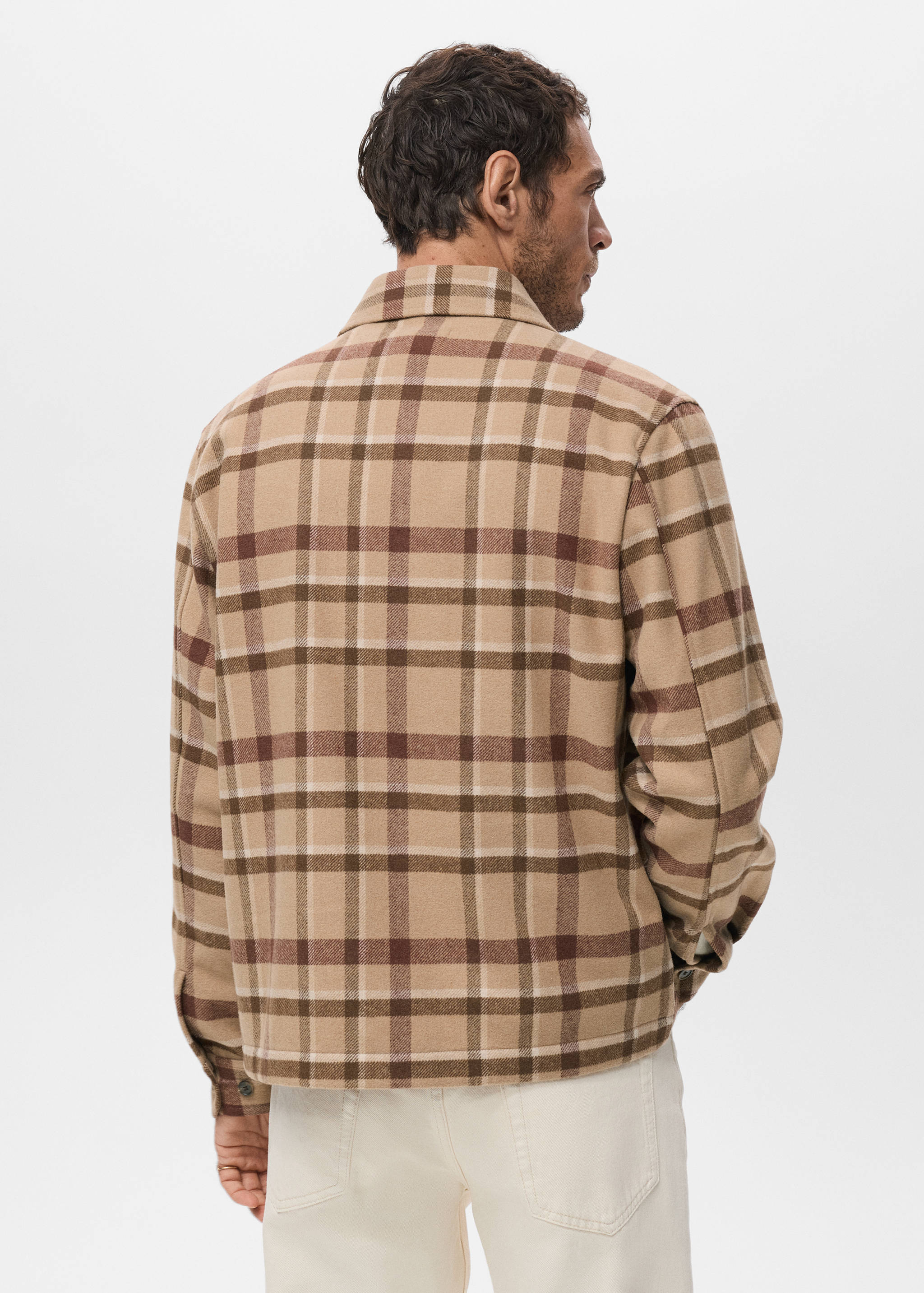 Mango jacket drum in camel-003