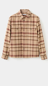 Mango jacket drum in camel-021