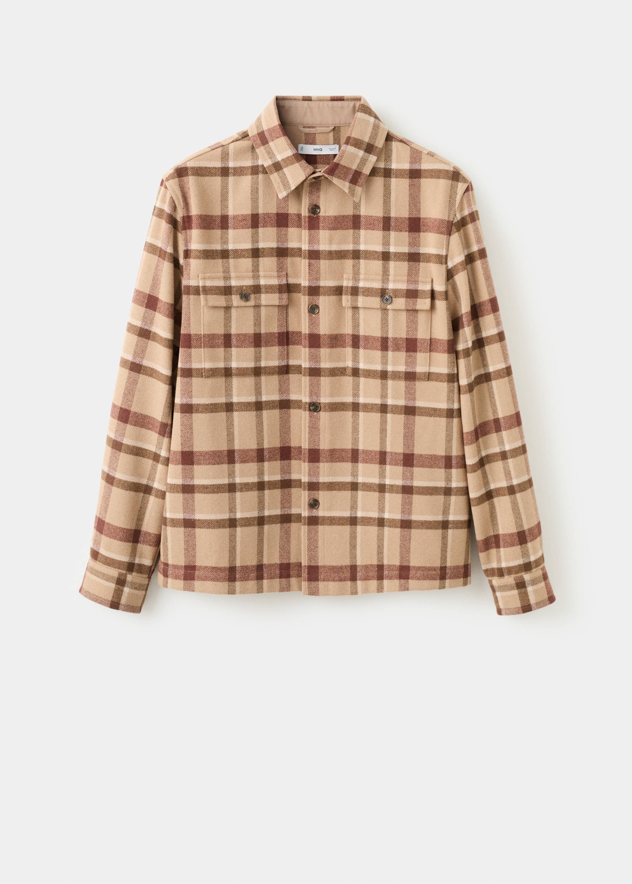 Mango jacket drum in camel-021
