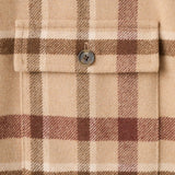 Mango jacket drum in camel-030