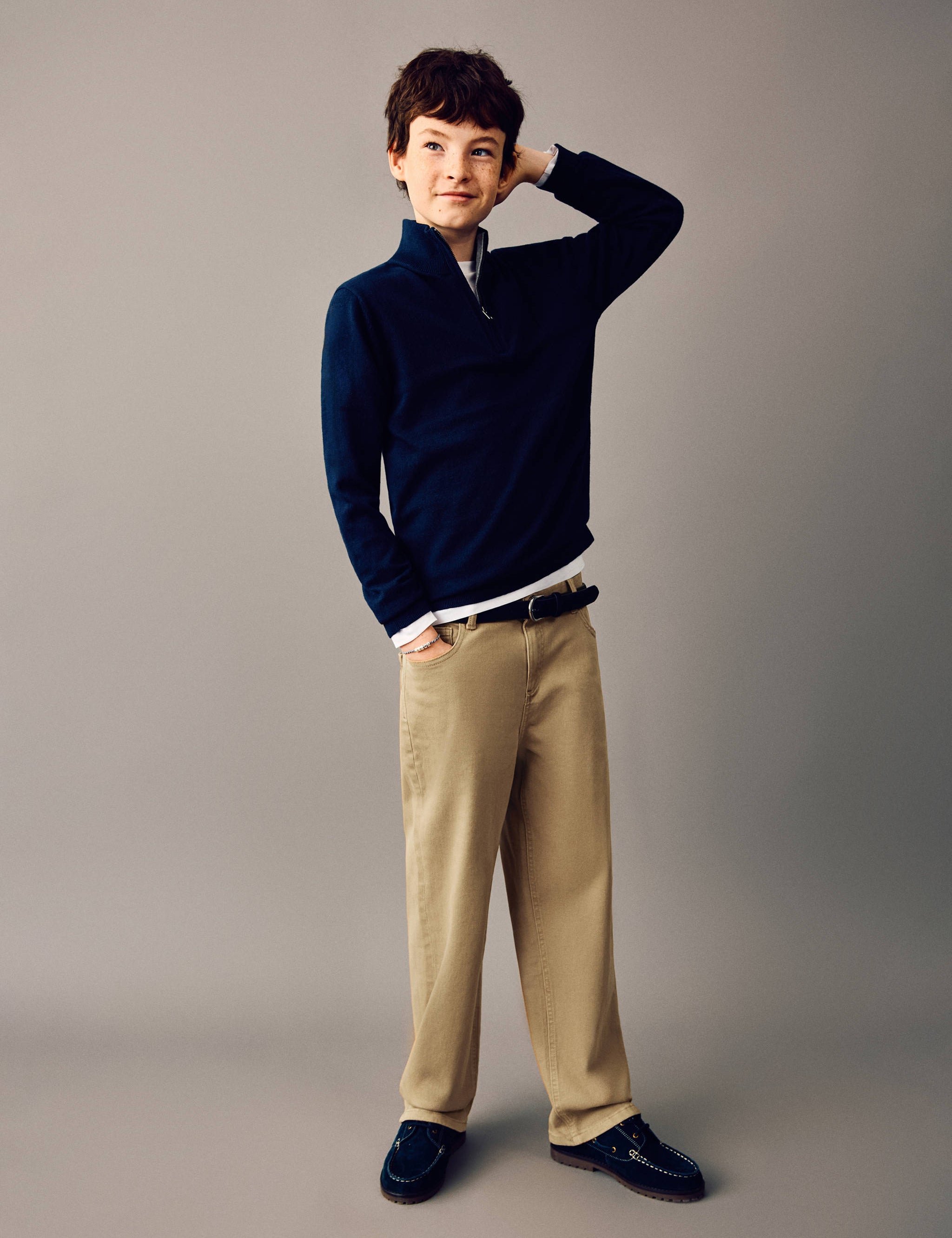 Mango trousers chile in sand-002