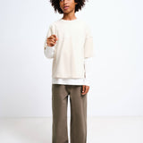 Mango trousers chile in brown-001
