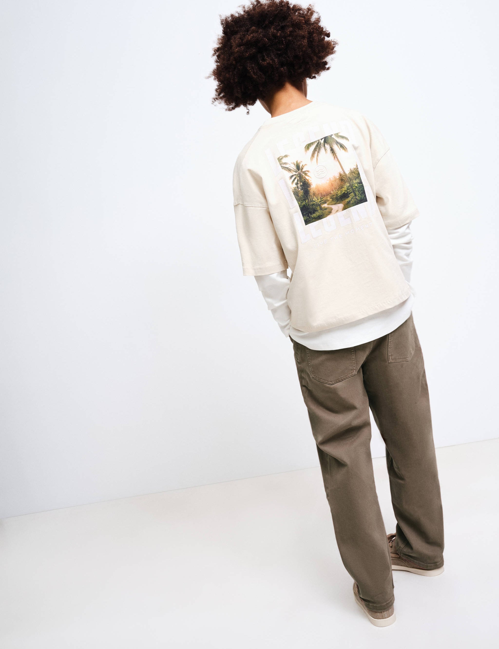 Mango trousers chile in brown-002