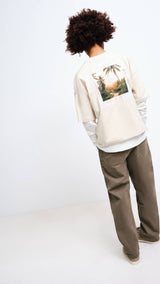 Mango trousers chile in brown-002
