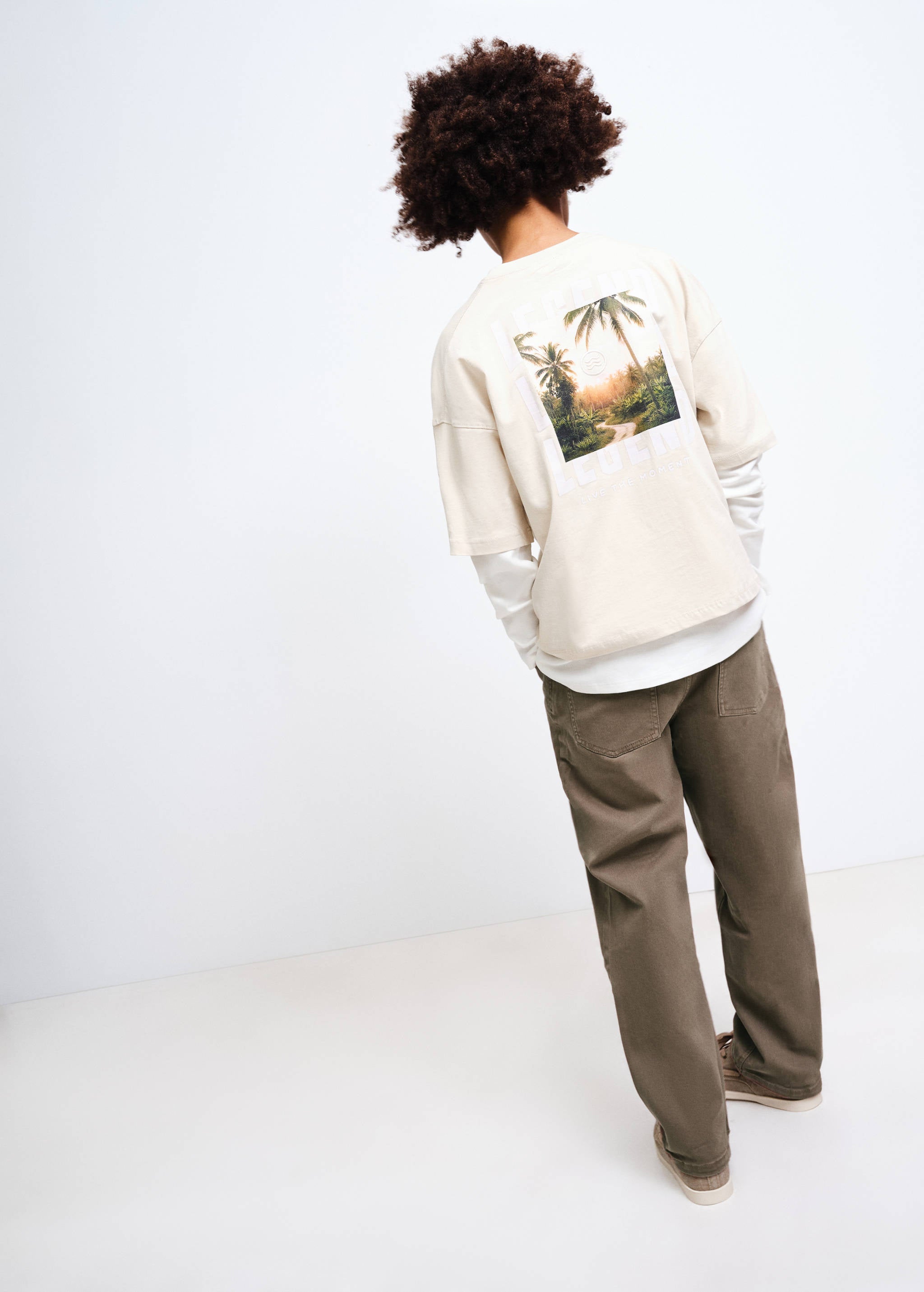 Mango trousers chile in brown-002