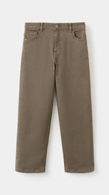 Mango trousers chile in brown-021
