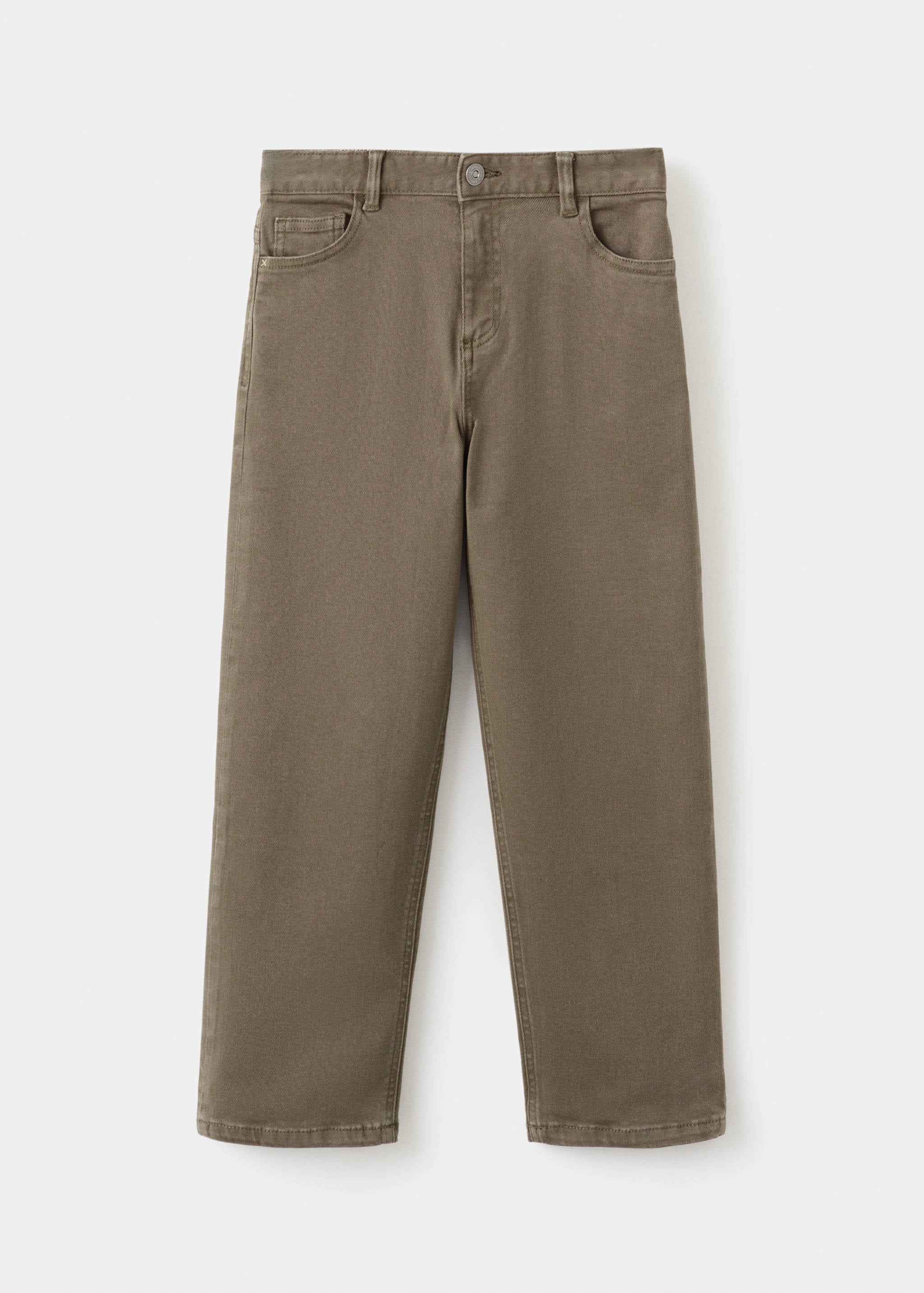 Mango trousers chile in brown-021