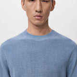 Mango t-shirt lino in porcelain-004