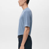 Mango t-shirt lino in porcelain-008