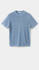 Mango t-shirt lino in porcelain-021