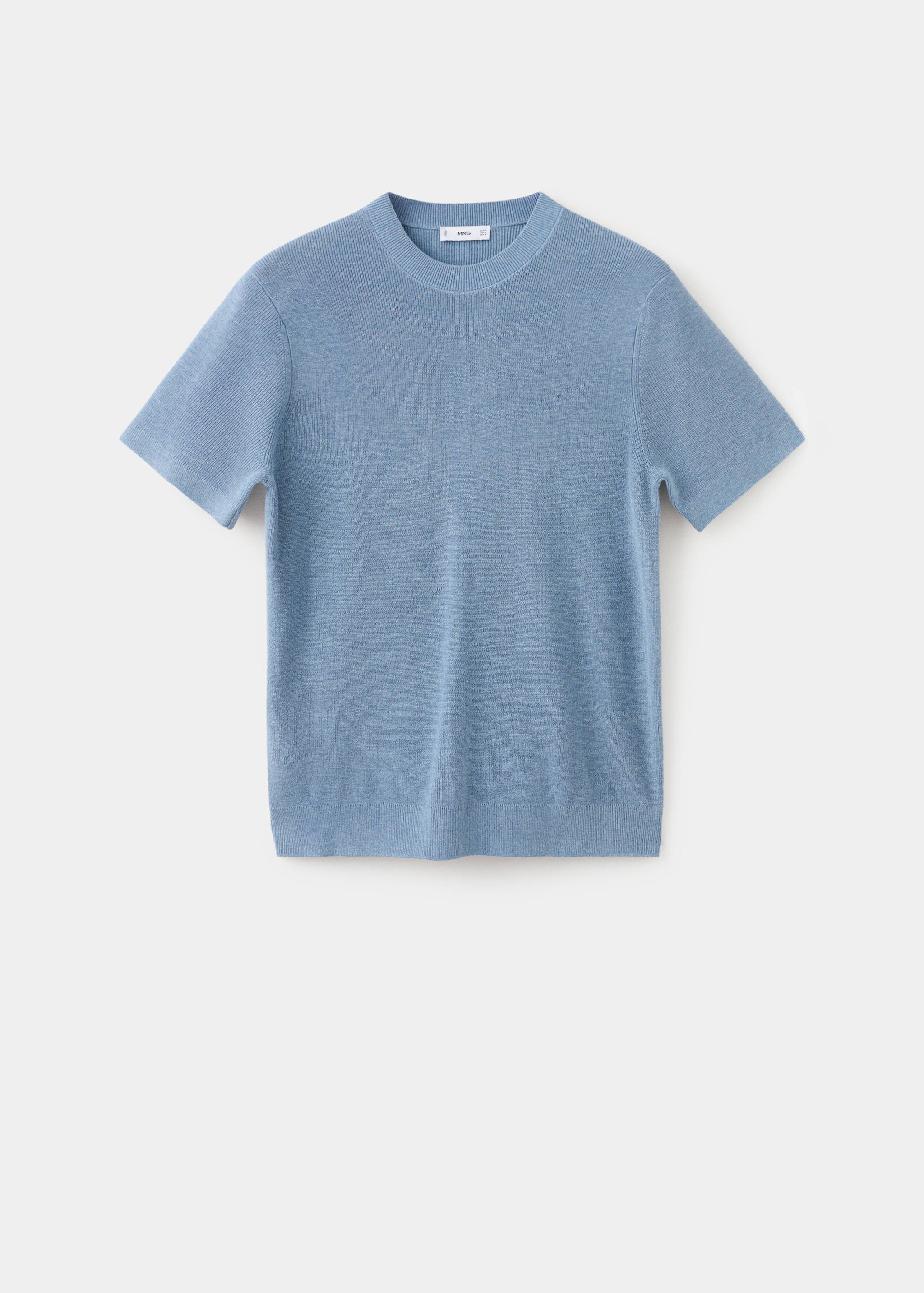 Mango t-shirt lino in porcelain-021