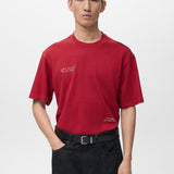 Mango t-shirt goah in red - Image 1