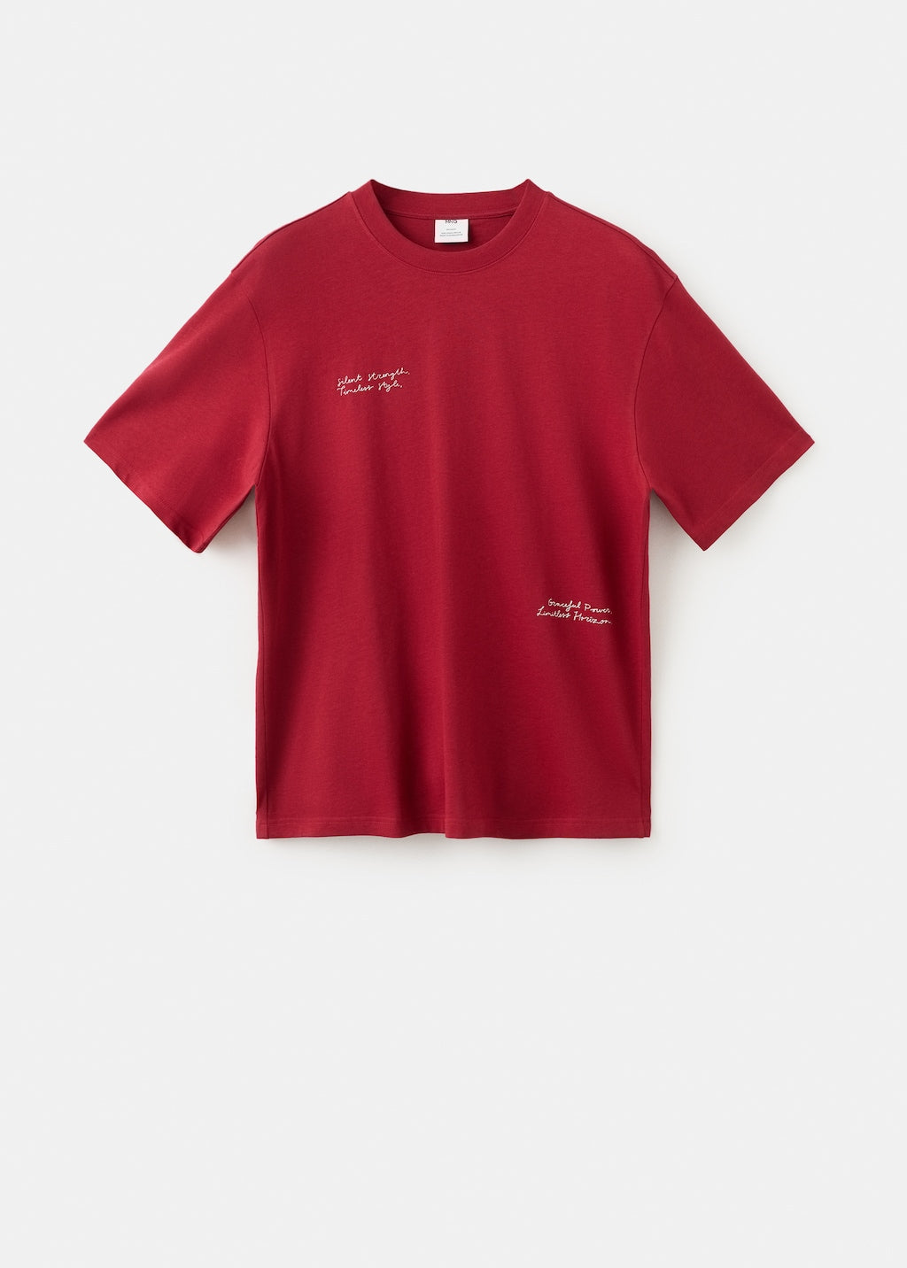 Mango t-shirt goah in red - Image 2