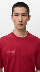 Mango t-shirt goah in red - Image 4