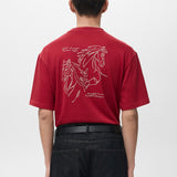 Mango t-shirt goah in red - Image 5