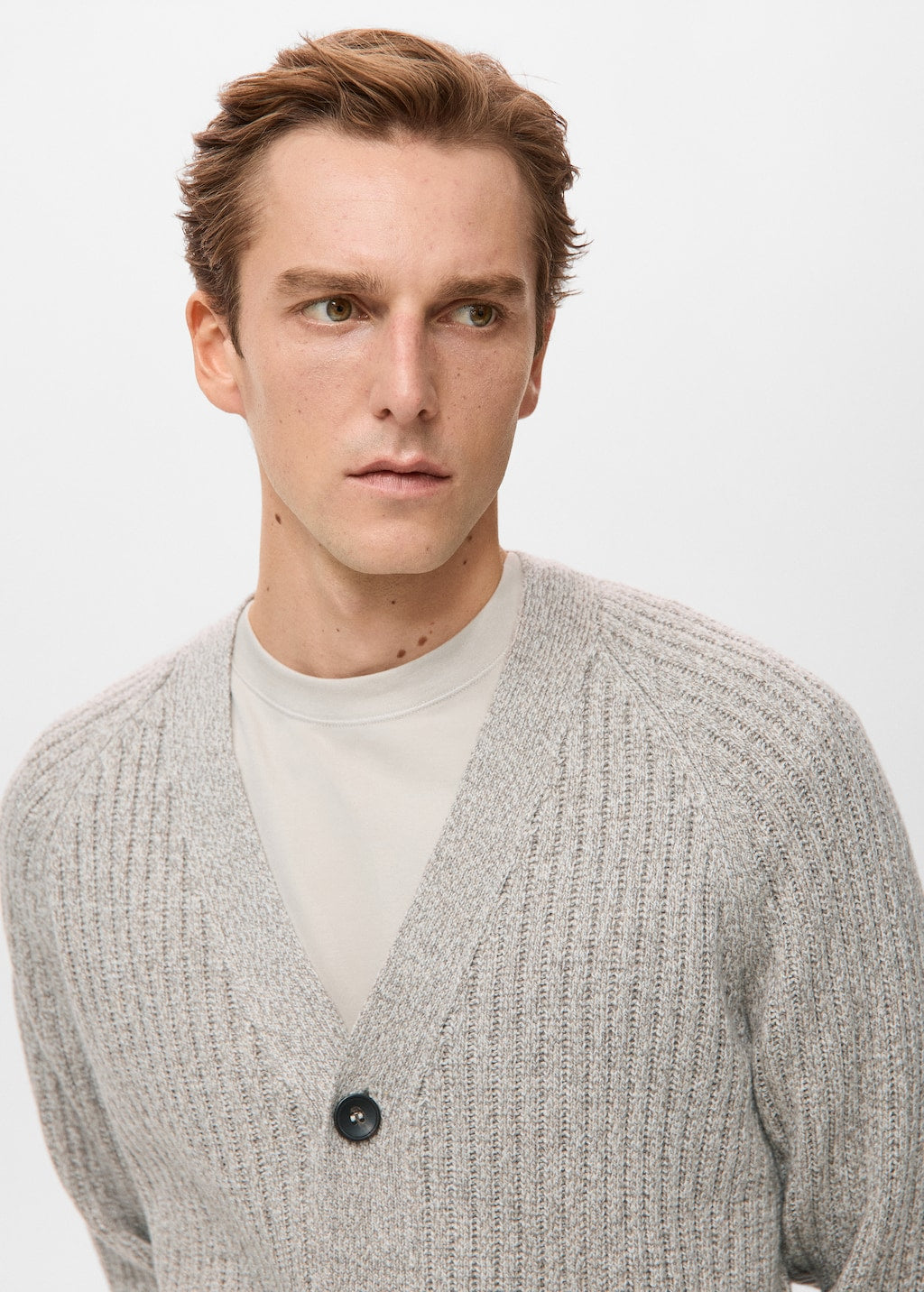 Mango cardigan joanc in beige - Image 4