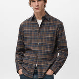 Mango shirt sohom in tobacco - Image 1