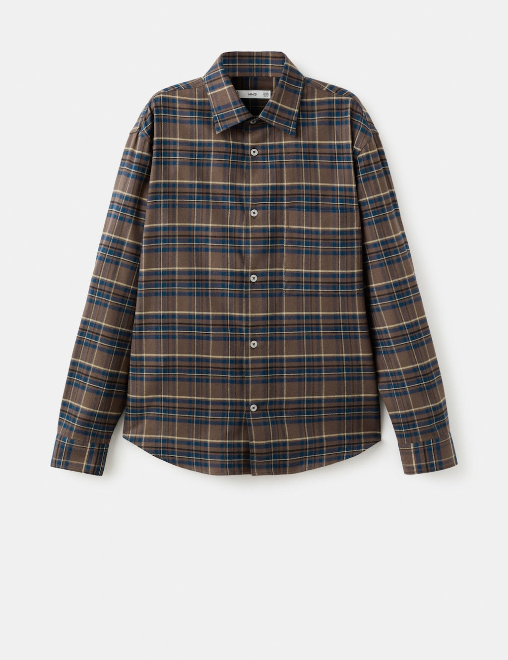 Mango shirt sohom in tobacco - Image 2