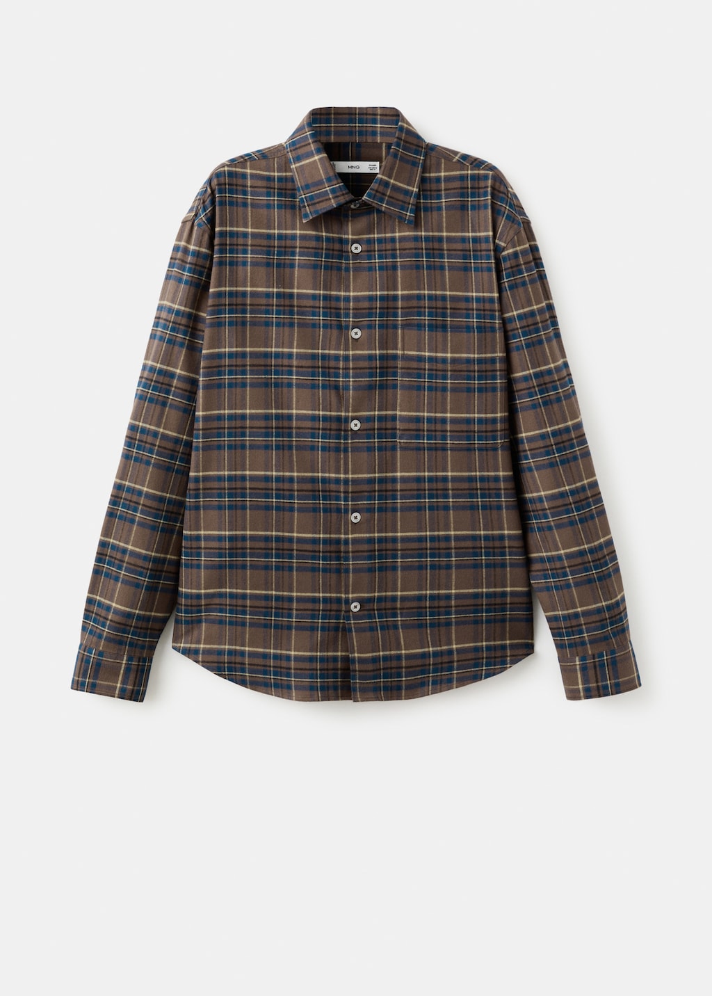 Mango shirt sohom in tobacco - Image 2