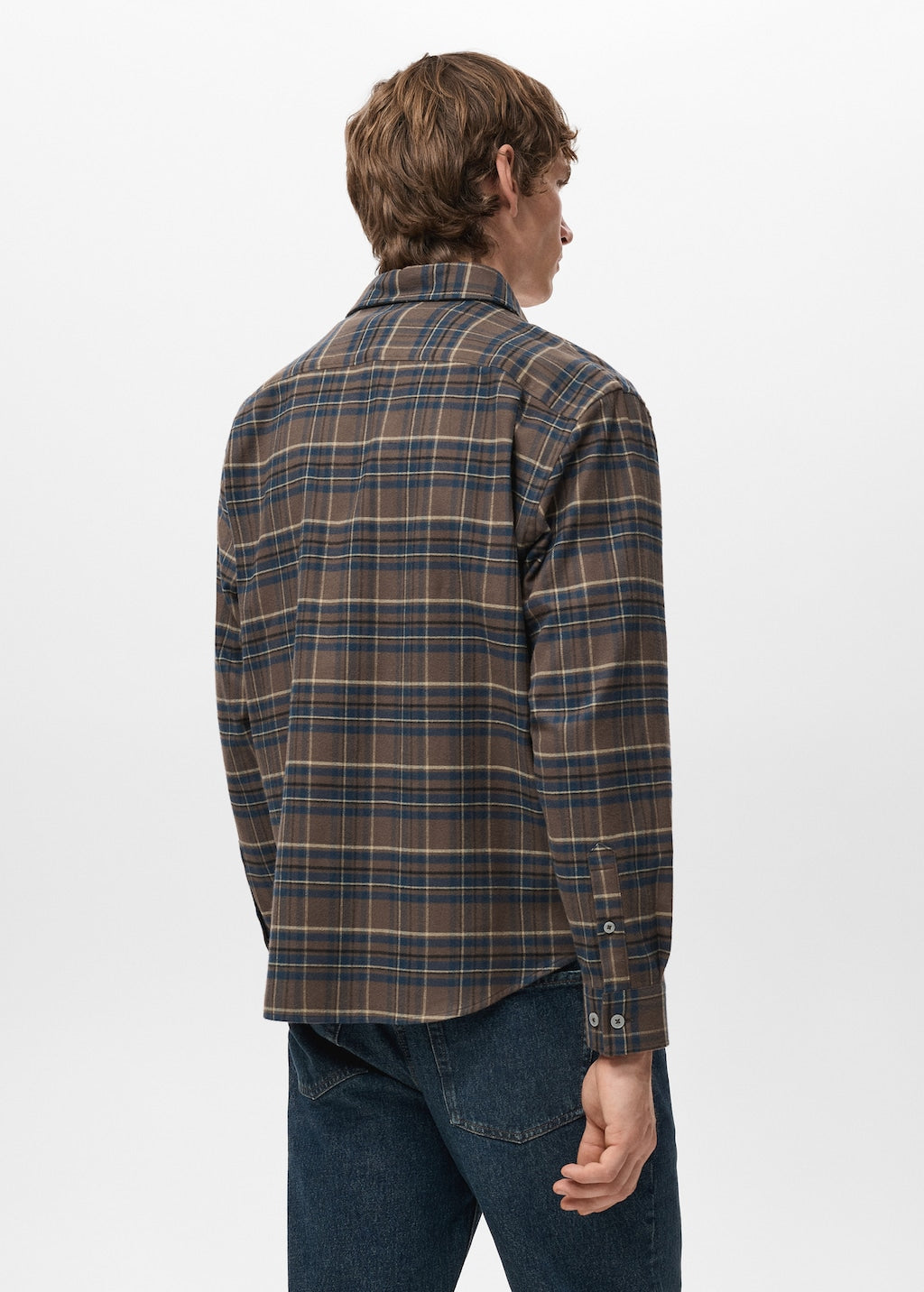 Mango shirt sohom in tobacco - Image 4