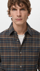 Mango shirt sohom in tobacco - Image 7