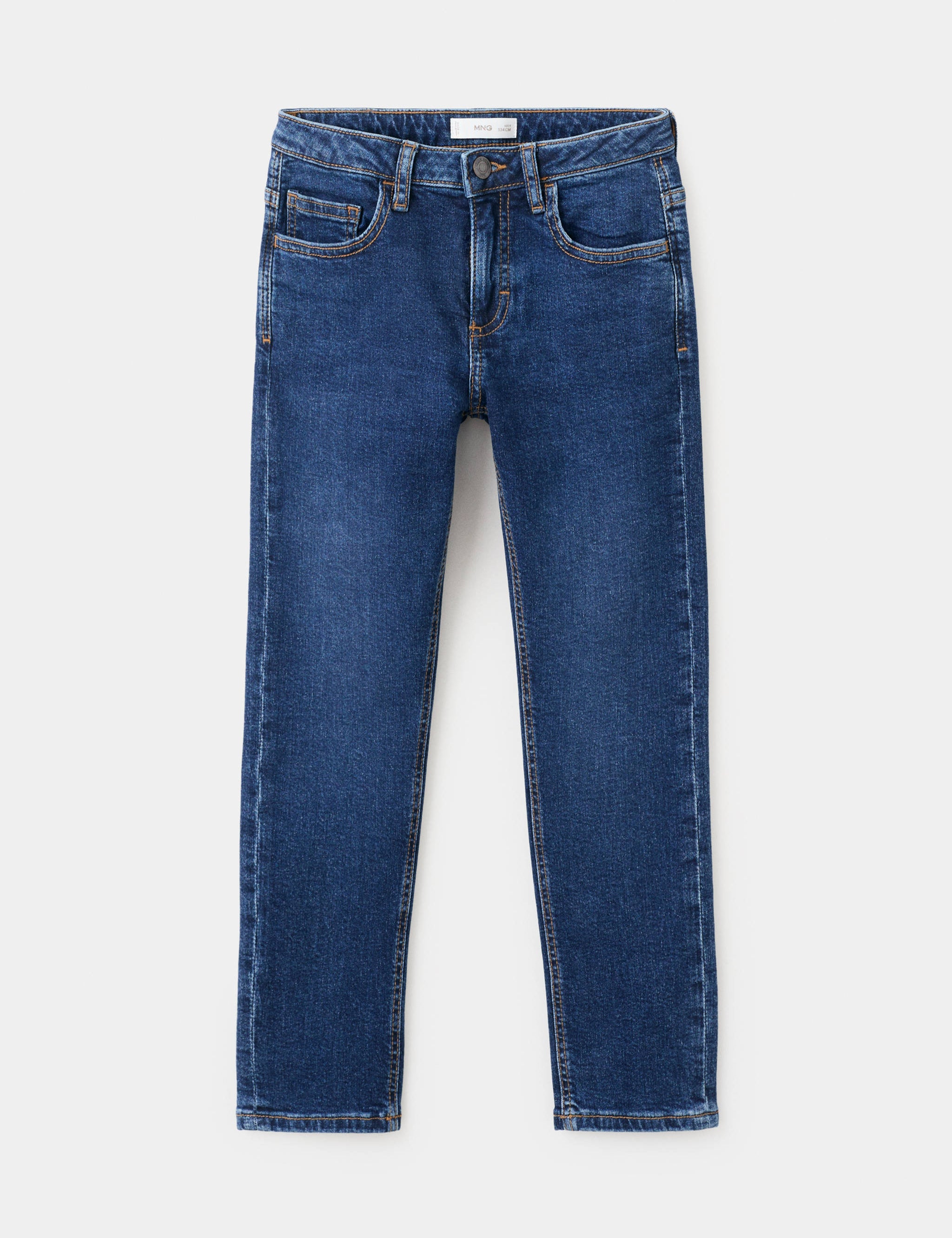 Mango jeans slim in dark denim-021