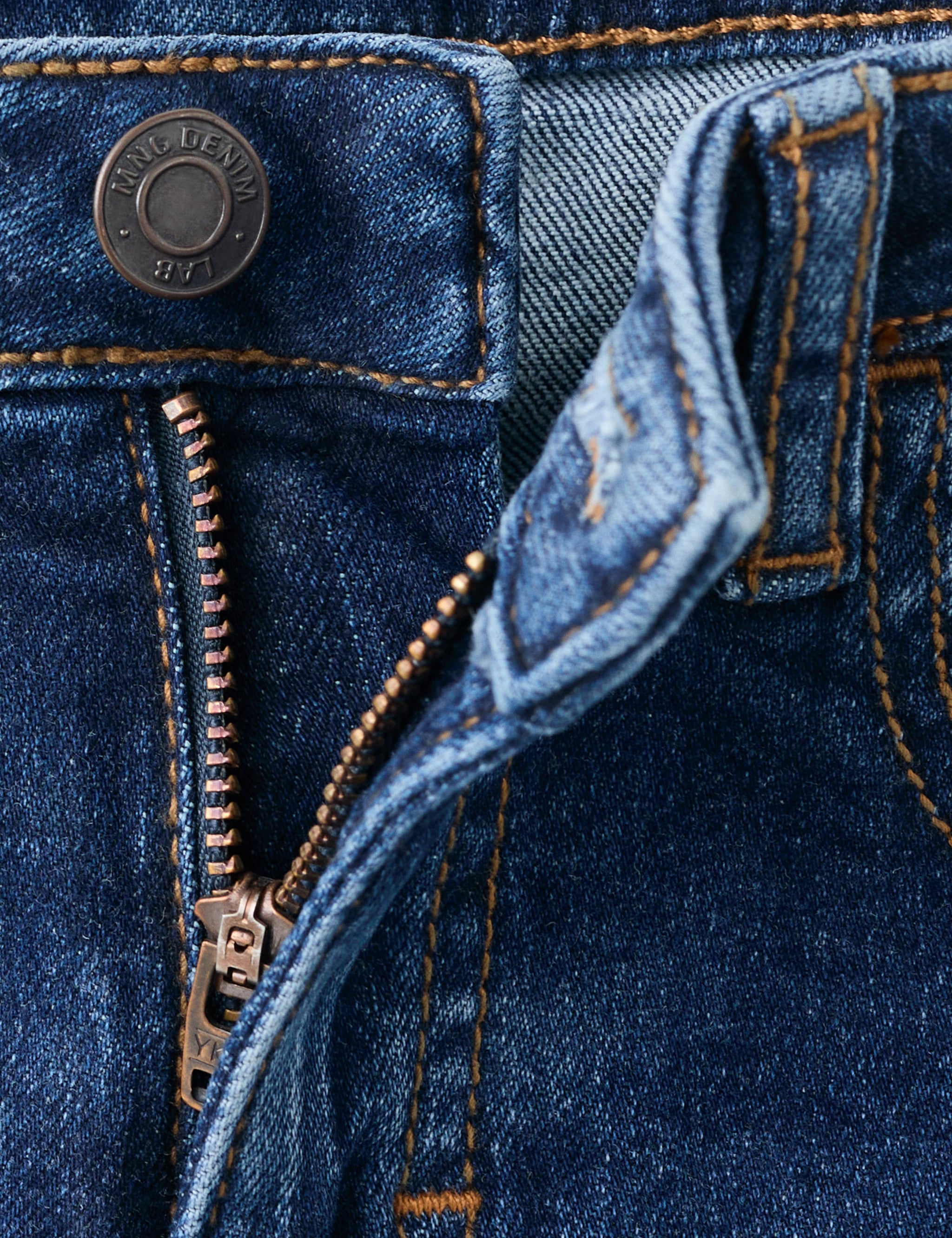 Mango jeans slim in dark denim-023