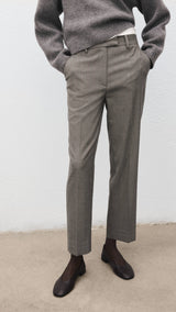 Mango trousers newarm in light vigore grey-002