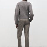 Mango trousers newarm in light vigore grey-003