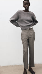 Mango trousers newarm in light vigore grey-008