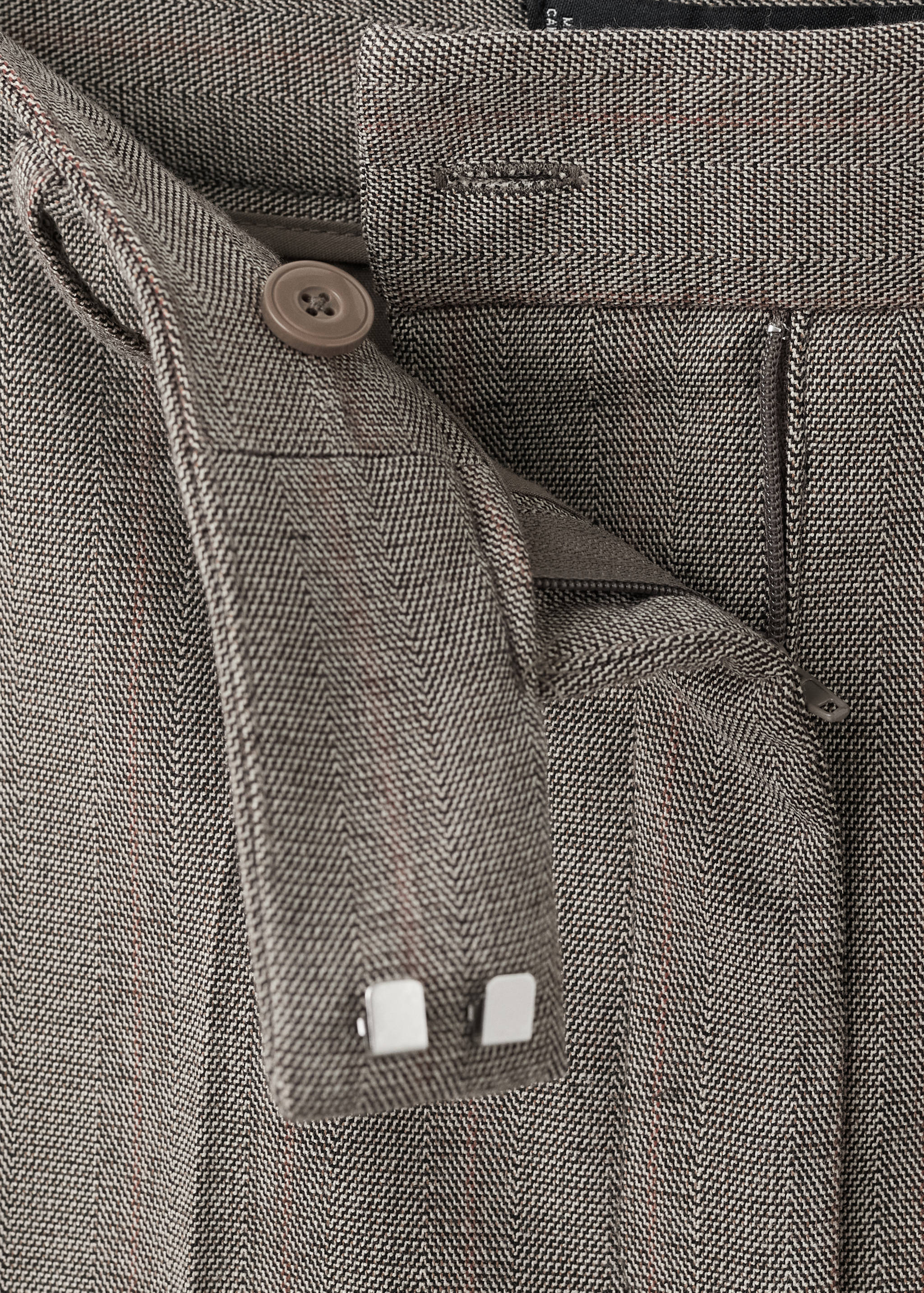 Mango trousers newarm in light vigore grey-023