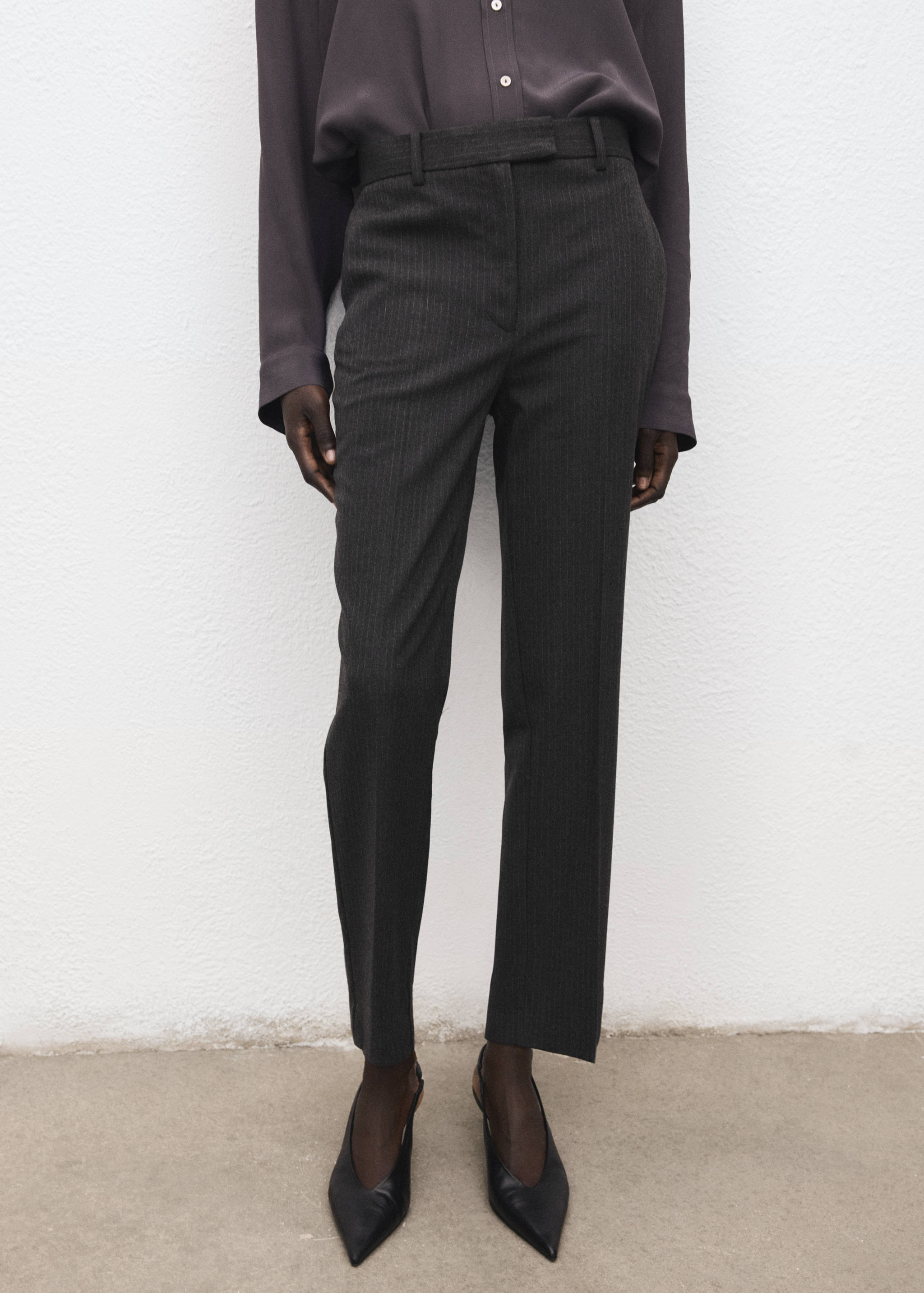 Mango trousers newarm in grey-002