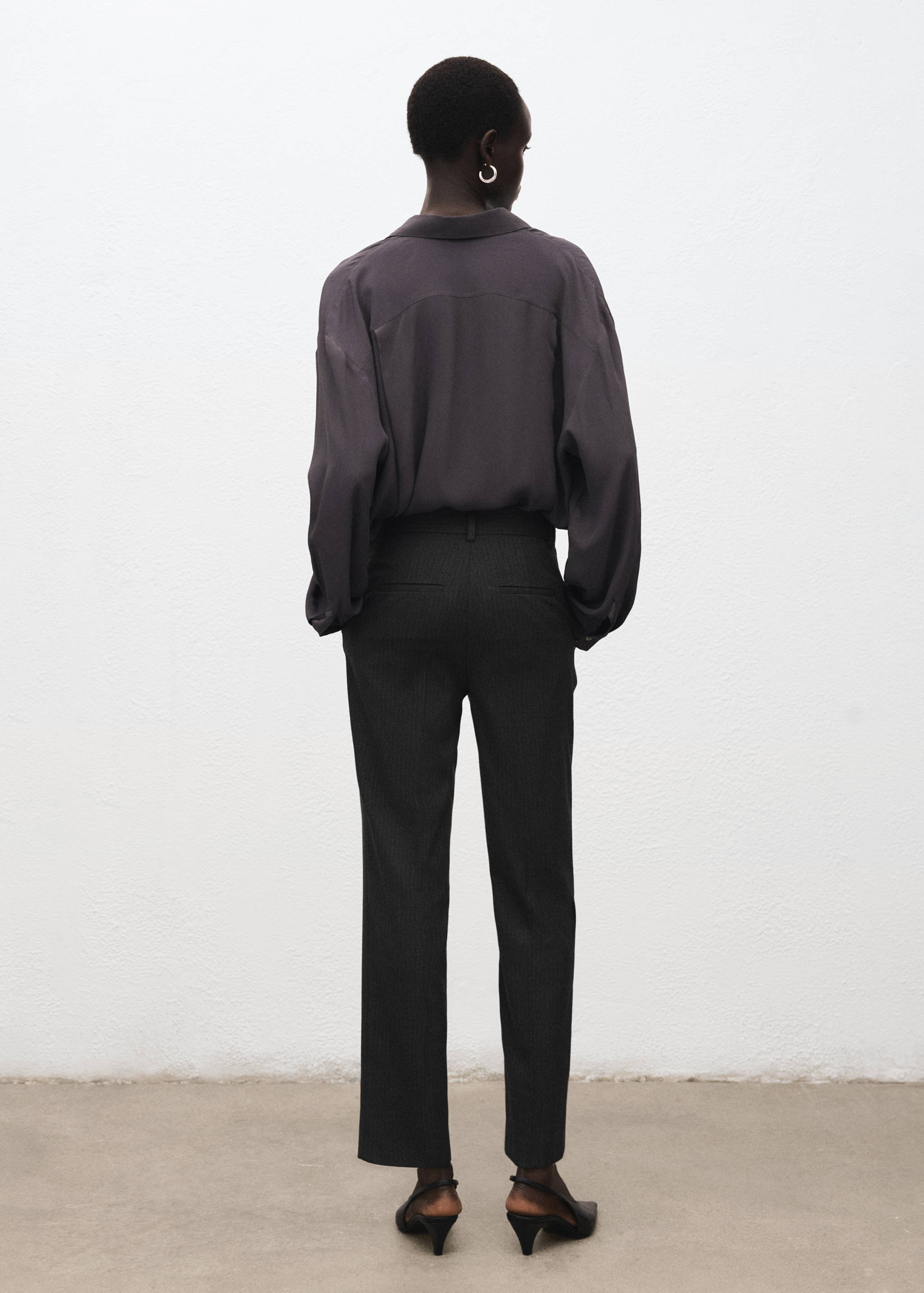 Mango trousers newarm in grey-003